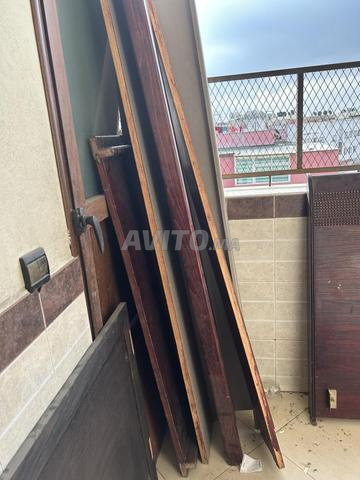 lot 2 cadre lit complet bois chêne et autres - 2