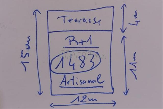 أرض مسجلة للبيع 180م2 (الماجد 2 - تنغير) - 2