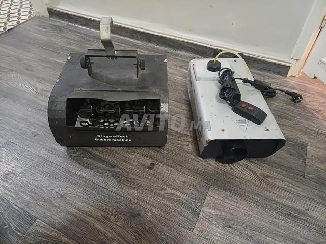 Machine à fumée et bulles de savon