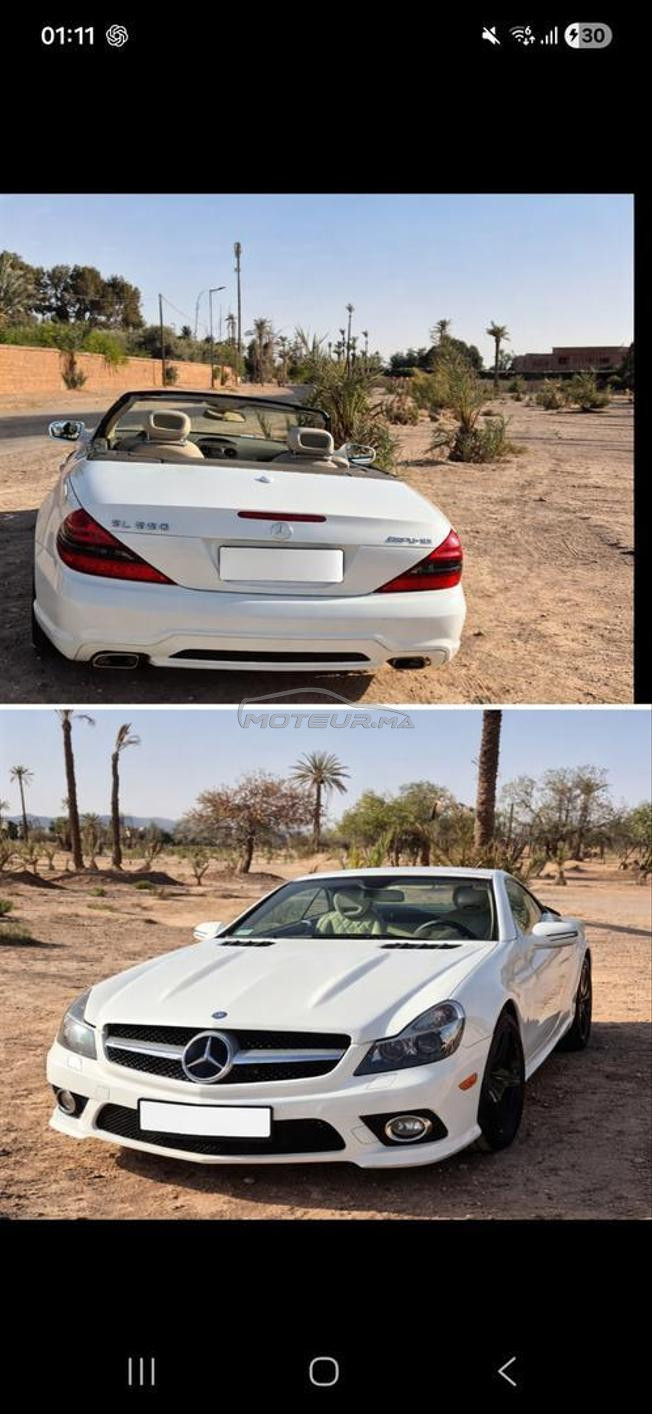 Mercedes SL unique au Maroc 