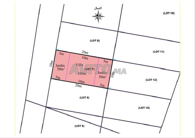 Terrain villa 200m² titré – Villa - 2