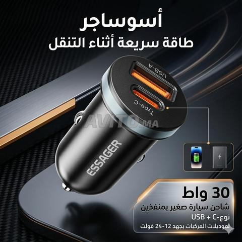 CAR CHARGER - شاحن سيارة سريع USB للهواتف الذكية - 2