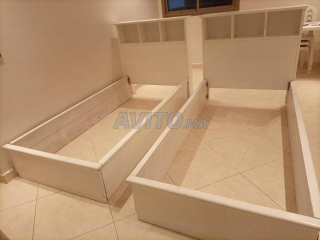 Deux lits en bois de rose - 2