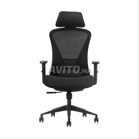 كرسي مكتب مشغل أسود - 2