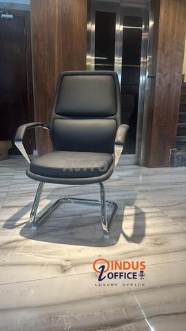 CHAISE * FAUTEUIL * EN CUIR SYNTHÉTIQUE - 2