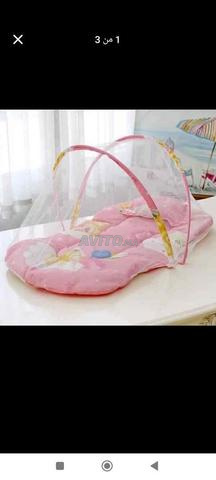 سرير أطفال مع شبكة ضد الناموس - 2