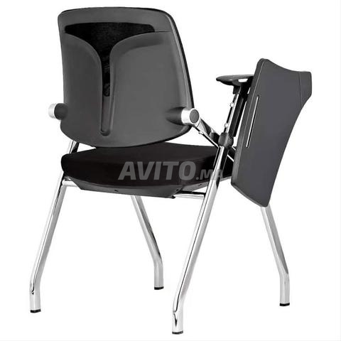 Chaise importée avec tablette d'écriture pratique, adaptée à divers usages - 2