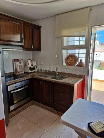 غرفة نوم وصالون مع شرفة للإيجار - 2