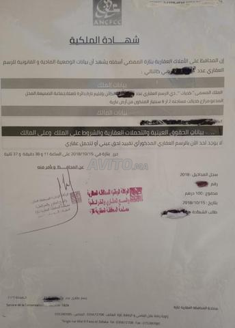 Terrain 200m² à vendre, enregistré, à Tahla, province de Taza, contactez-nous