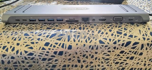 محطة إرساء GD-9120 HDMI 4K VGA، إيثرنت، - 2