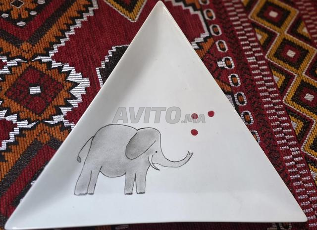 Assiettes Limoges Peintes à la main (6 pcs) - 2