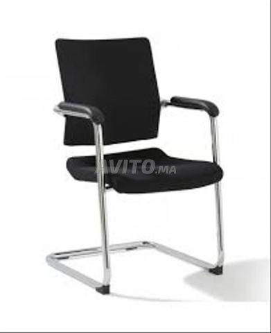 Fauteuil président et Chaise visiteur Noir - 2