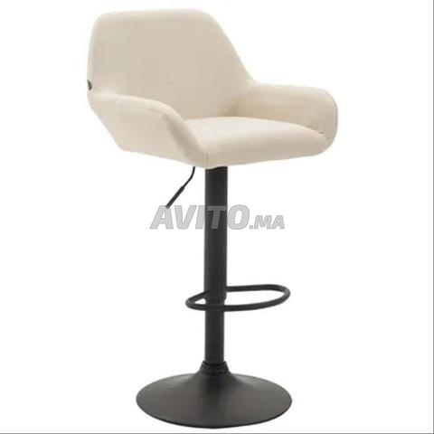 Tabouret blanc/confortable / vestiaire - 2