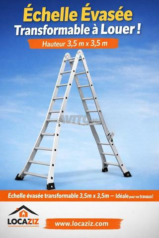 Location Échelle évasée transformable (3,5m ×3,5m)