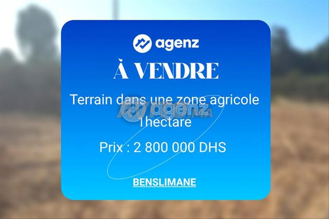 BEN-BO-1102 - Terrain à vendre à Benslimane