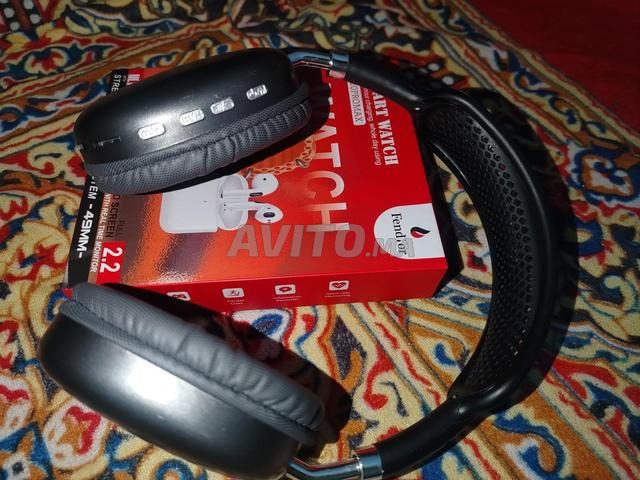 Casque écouteurs Bluetooth, écouteurs Bluetooth, montre connectée - 2