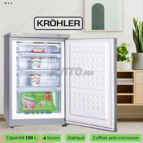 KRÖHLER مجمد عمودي 120 لتر 4 أدراج - 2