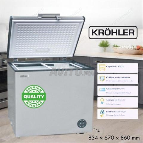 KRÖHLER مجمد صندوق 270 لتر - 2