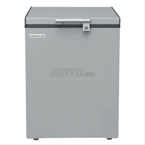 KRÖHLER مجمد صندوق 120 لتر ألومنيوم