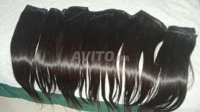 8 وصلات شعر طبيعي 100%