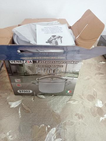 طنجرة ضغط من الجرانيت مقاس 4 لتر - 2