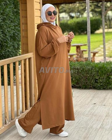 سروال رياضي للمحجبات، بلوزة مونطو، جودة ممتازة - 2