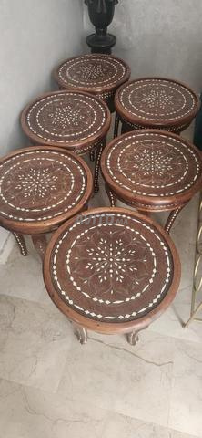 Tables pour Salon Marocain 1 grande et 6 petites - 2