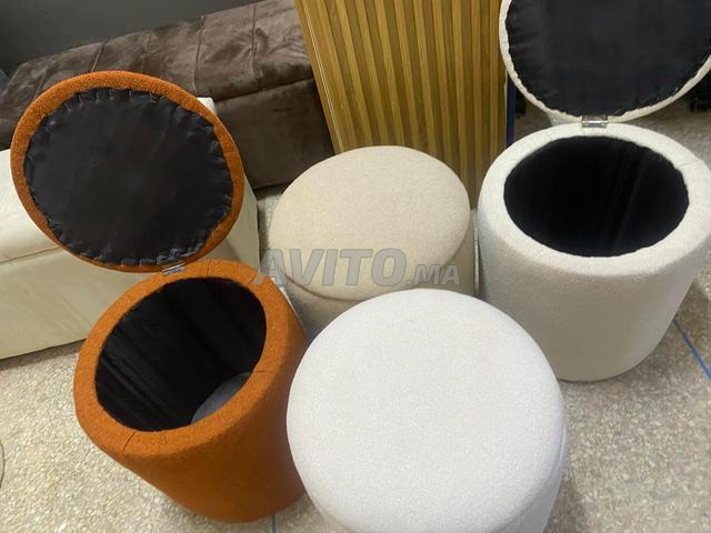 Poufs ronds Gonjmon - 2