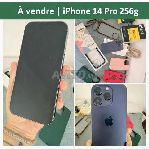 iPhone 14 Pro 256Go Noir avec coques offertes