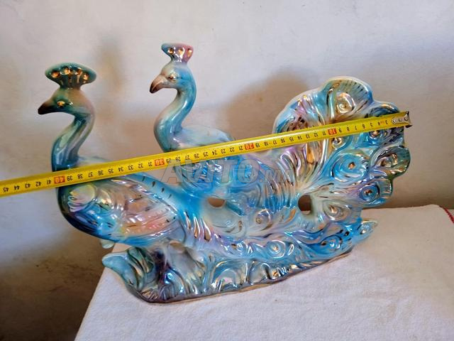 تحف إيطالية عتيقة من السيراميك الحر للديكور - 2