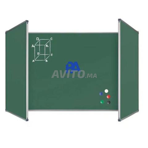 Tableau scolaire triptyque/vestiaire