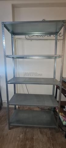 رف معدني للتخزين في المرآب والتخزين 200 سم - 2