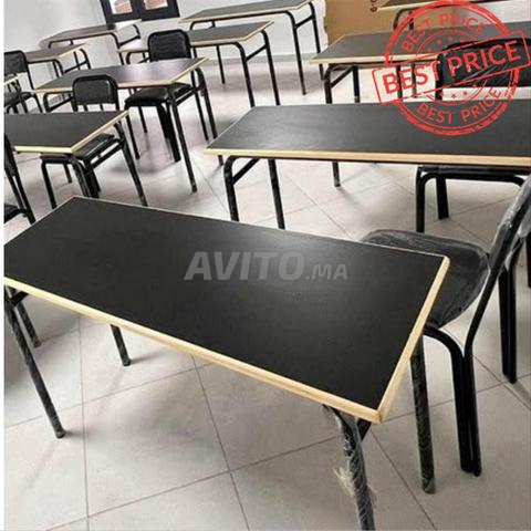 Table scolaire deux places à bon prix - 2