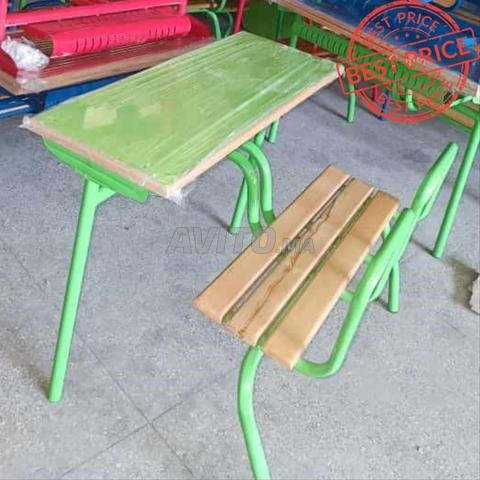 Table scolaire deux places à prix abordable - 2