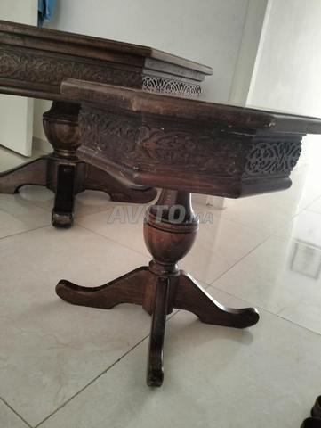 Table ronde en bois - 2