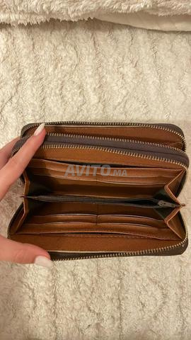 Portefeuille élégant double fermeture