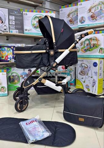 Poussette Belecoo 3 en 1 - avec siège auto et sac