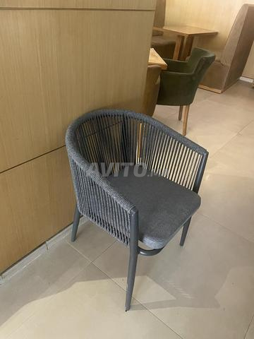 Chaise de terrasse en aluminium pour café - 2