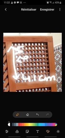 Moucharabieh 1,53m sur 1,53m - 2