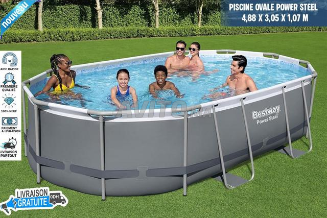Piscine Ovale Power Steel 4,88 x 3,05 x 1,07 m