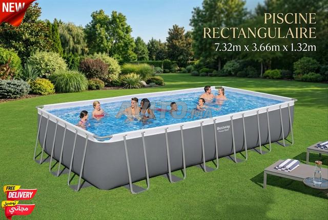 Piscine Rectangulaire Géante 7.32 x 3.66 x H.1.32M