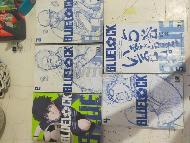 Lot 5 mangas Blue Lock français bon état