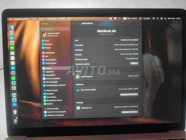 Pc portable MacBook Air