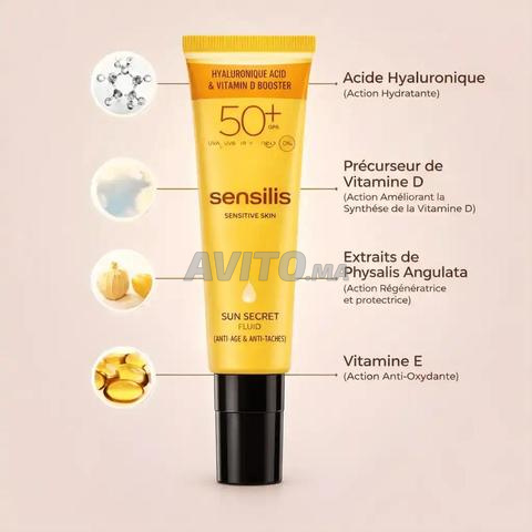 Crème solaire visage SPF 50 Sensilis Hydratation - 2