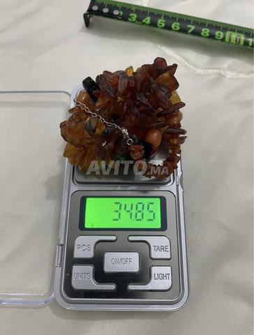 قلادة من الكهرمان والمرجان الطبيعي - 2