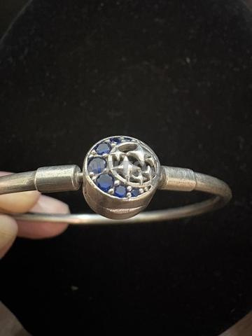 سوار باندورا من الفضة 925 والياقوت - 2