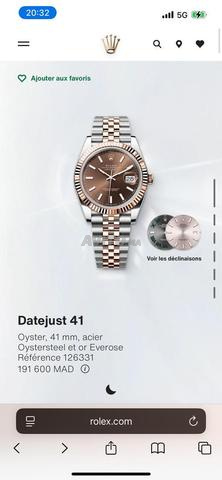 رولكس ديت جست 41 ذهب وردي - 2