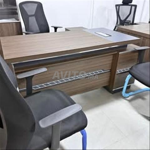 Bureau de direction avec retour et caisson - 2