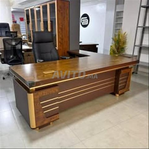 Bureau avec retour et caisson à bon prix - 2