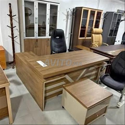 Bureau de direction avec retour et caisson - 2